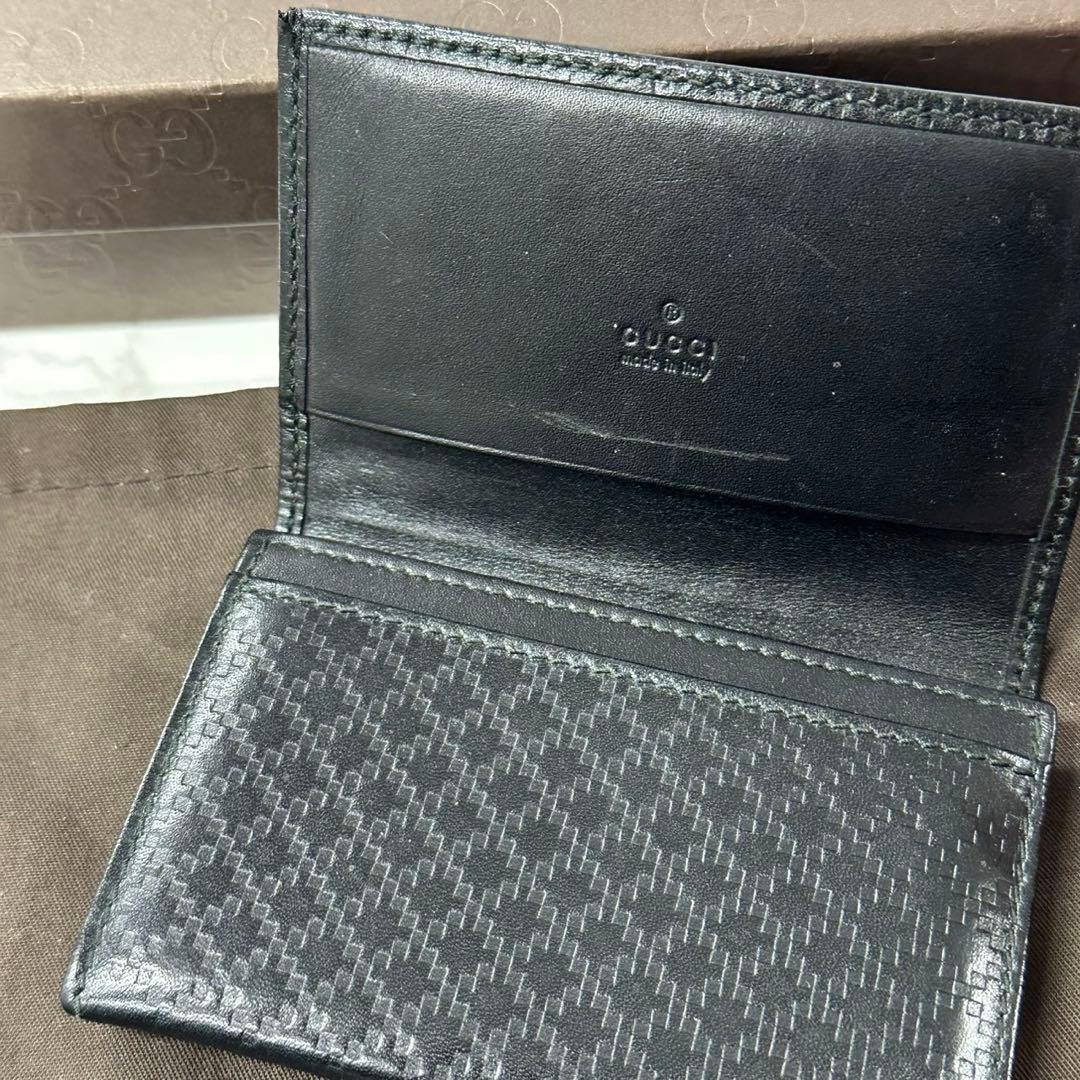 新品同様‼️ グッチ　GUCCI 名刺入れ　カードケース　ディアマンテ　メンズ