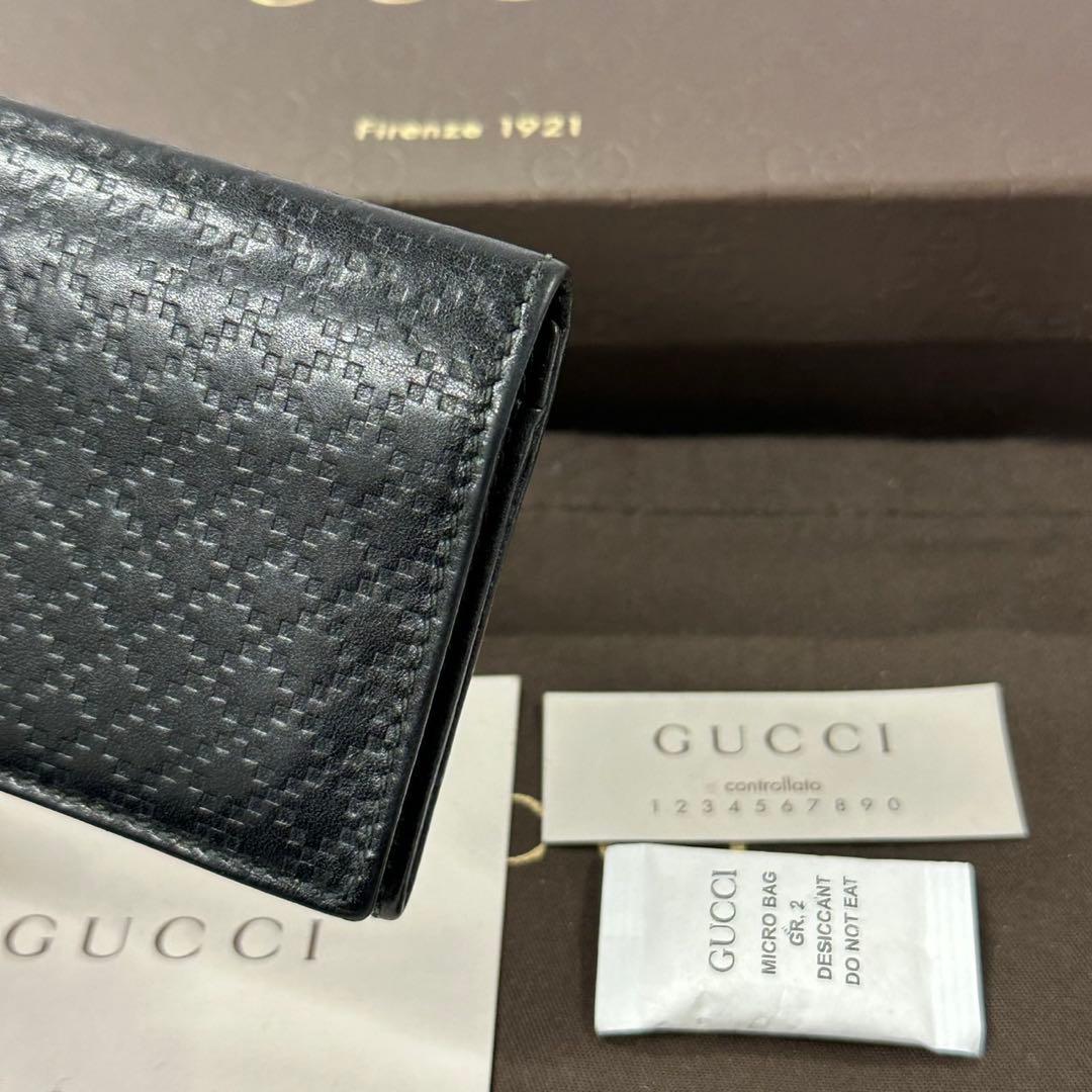 新品同様‼️ グッチ　GUCCI 名刺入れ　カードケース　ディアマンテ　メンズ