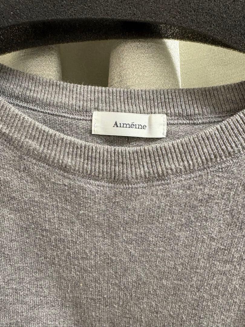 AImeIne エメイン ロゴニットスウェット 24AW