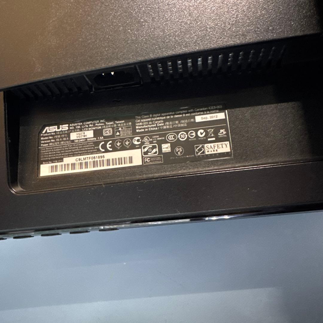 ASUS VG278H 27インチ　ディスプレイ