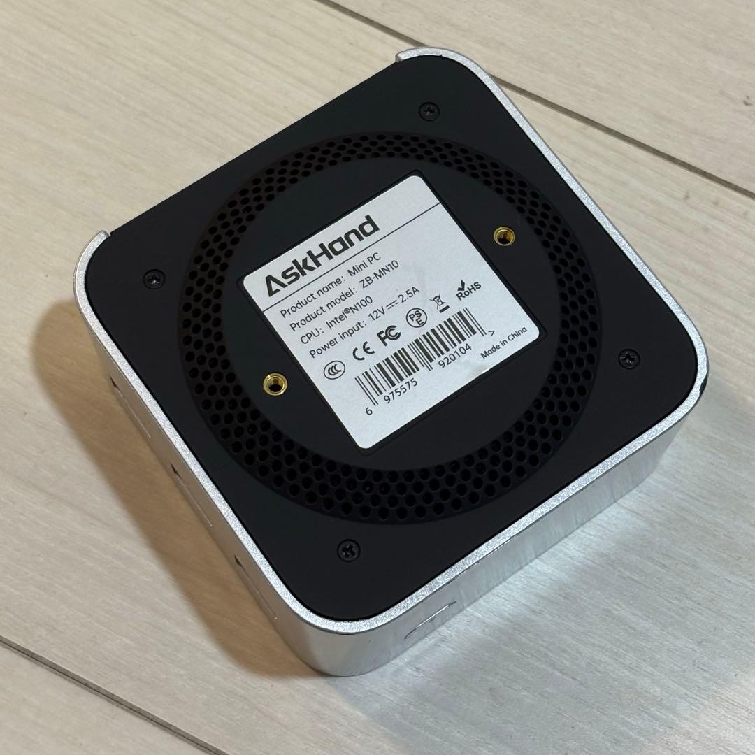ミニPC N100 16GB 512GB 2xLan 3xHDMI 3xUSB