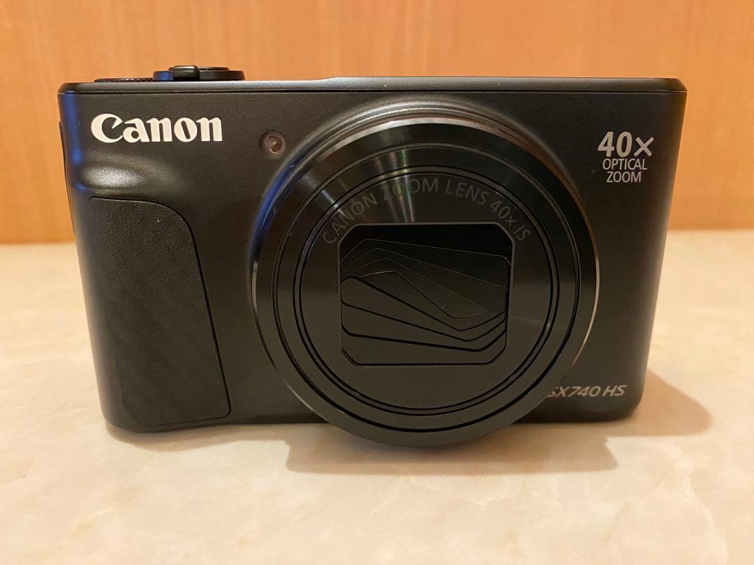 【美品】キャノン パワーショット SX740 HS ブラック 黒 コンデジ