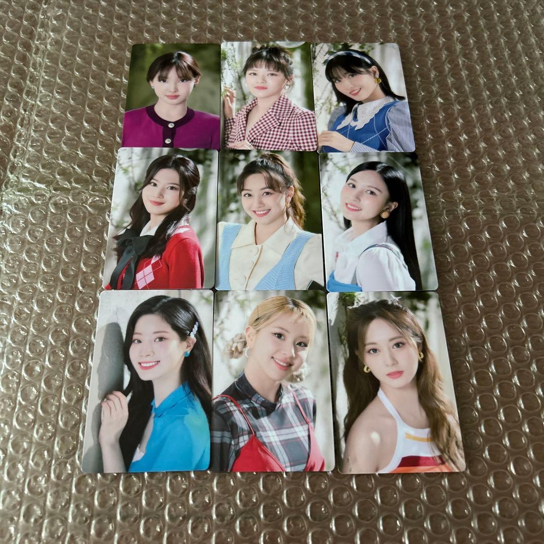 TWICE トレカ JYP POPUP フォトカード 9枚 コンプ セット