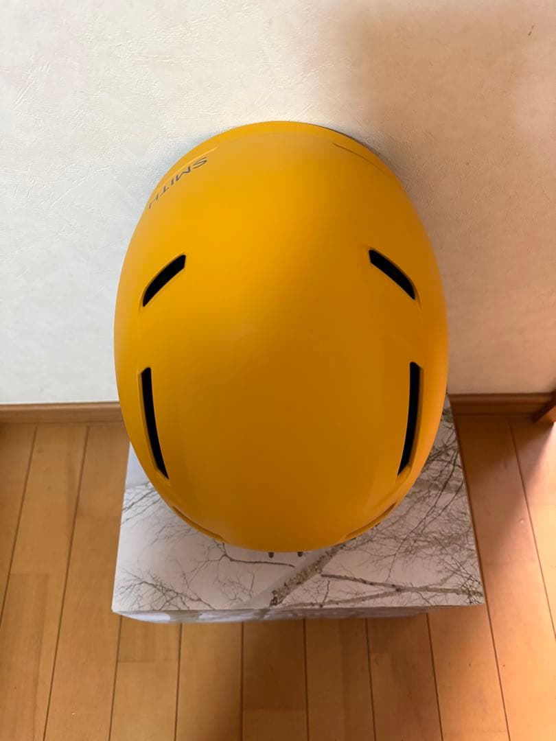 【値下げしました】SMITH イエロー スノーボード スキー ヘルメット