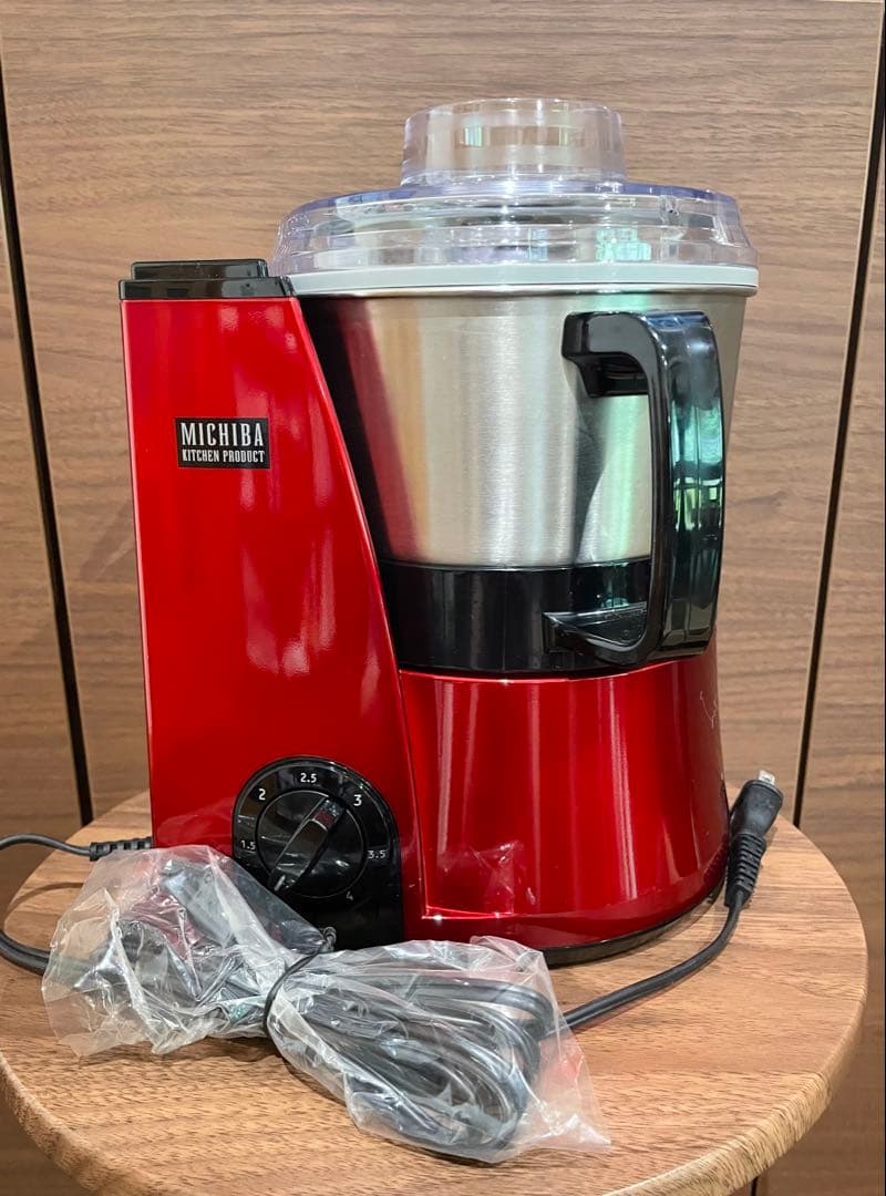 【未使用品】MICHIBA フードプロセッサー MM22 赤