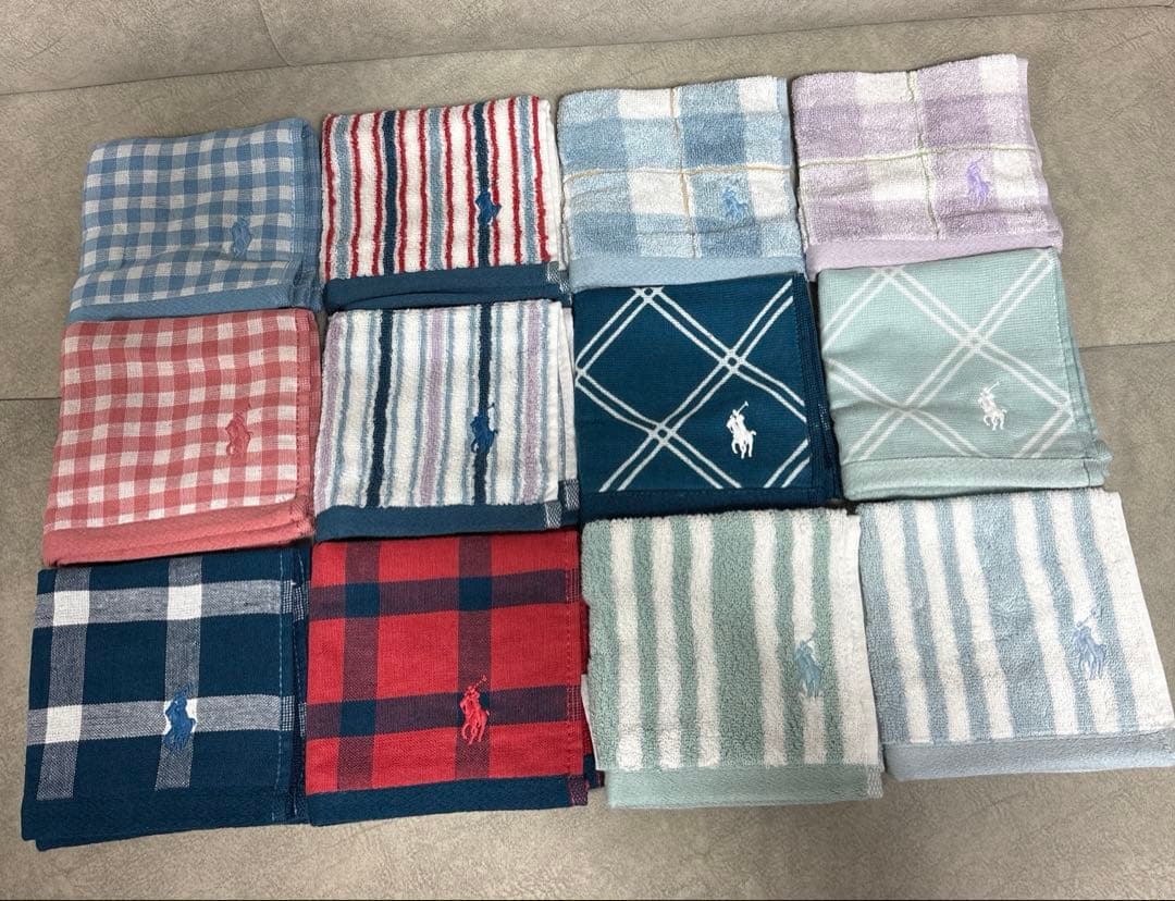 りぁら 新品　未使用ラルフローレンハンカチタオル32枚セット
