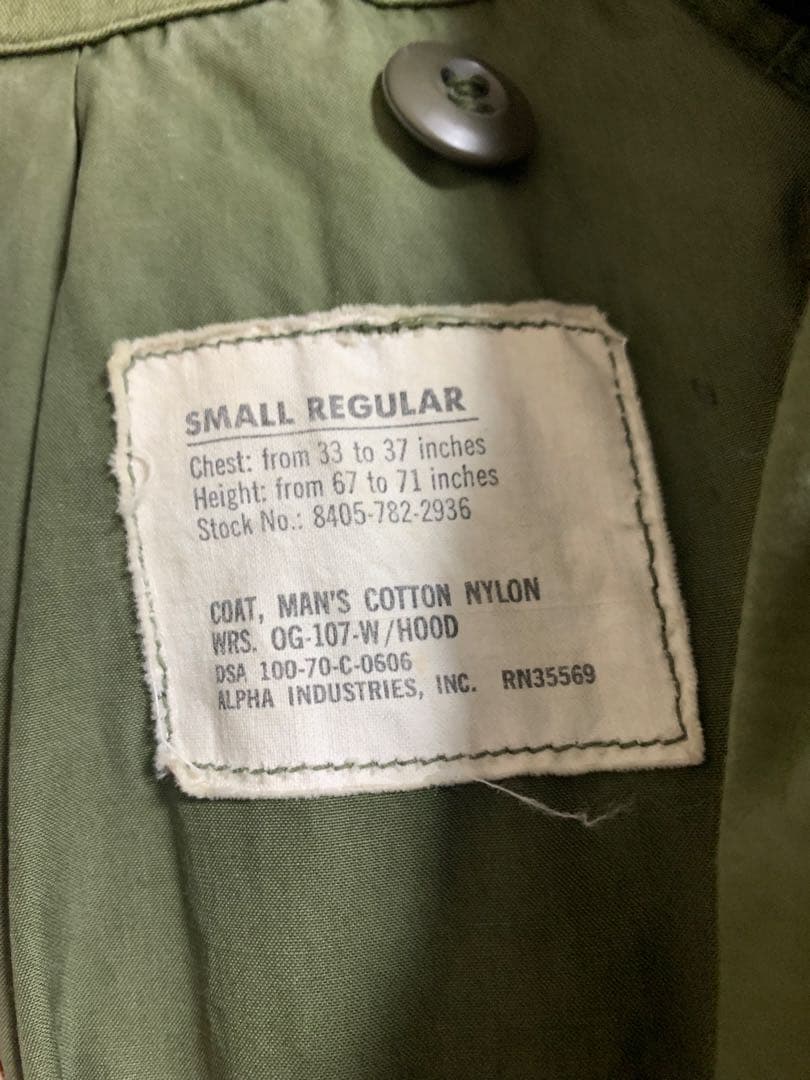 モッズコート　ミリタリー　M65