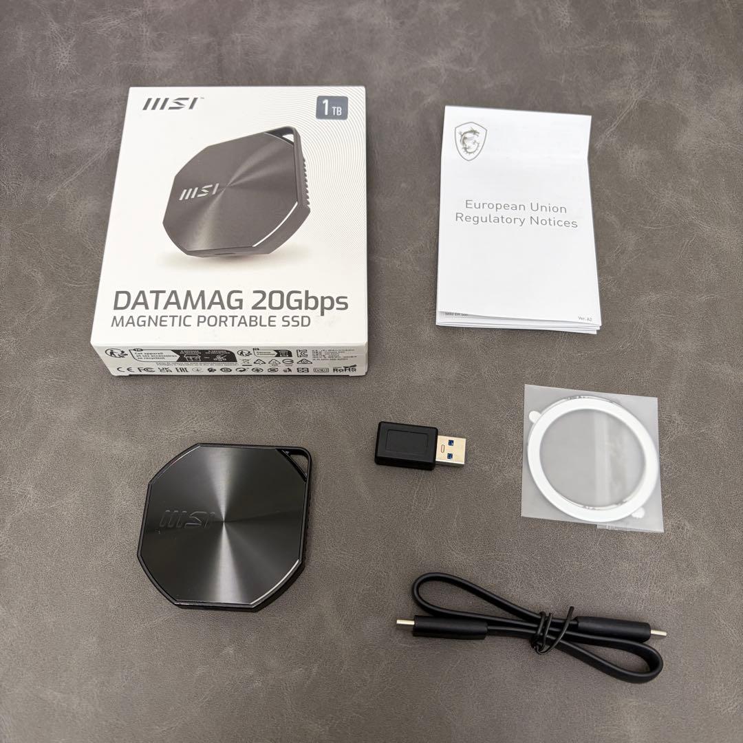 MSI DATAMAG 1TB MagSafe対応 外付けSSD
