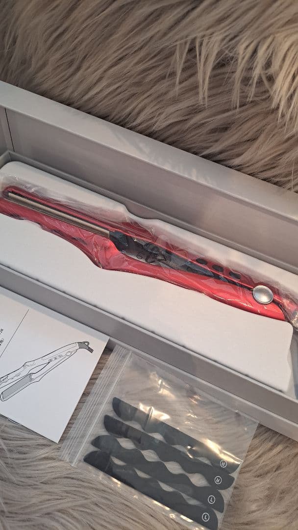 radiant ストレートヘアアイロン レッド28ミリ早い者勝ち即購入可能