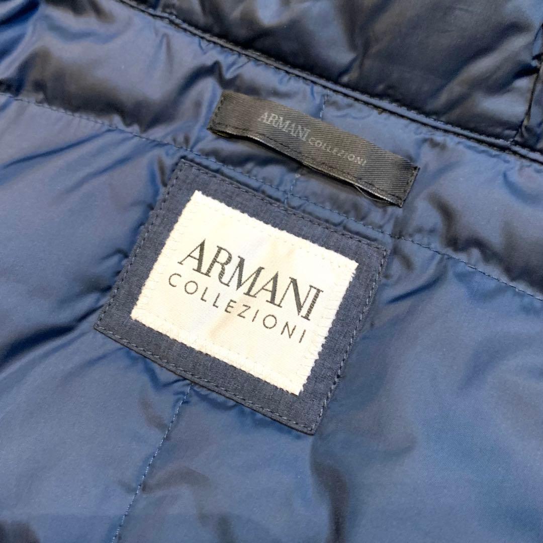 【美品、正規品】ARMANI COLLEZIONIアルマーニ ダウンベストXXL