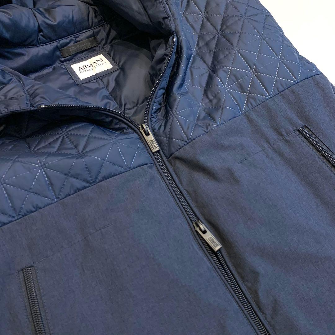 【美品、正規品】ARMANI COLLEZIONIアルマーニ ダウンベストXXL