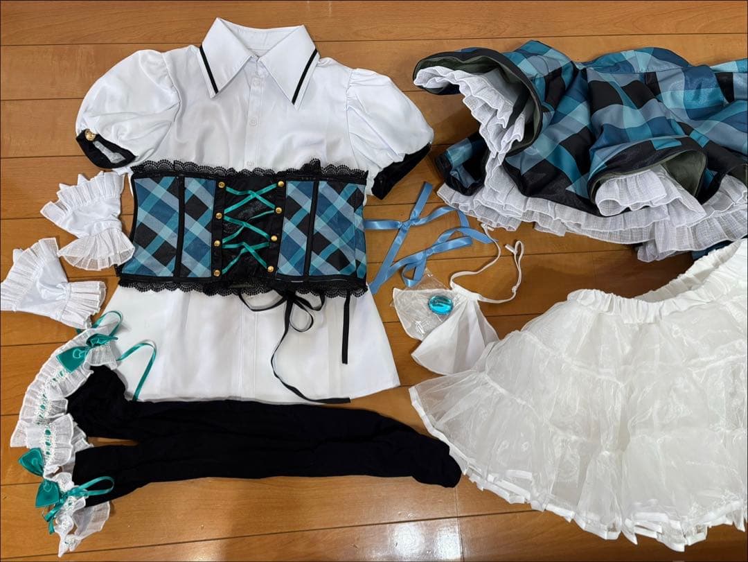 アイカツ！コスプレ 藤堂ユリカ パニエ＋ウィッグ付き　Mサイズ　三分妄想