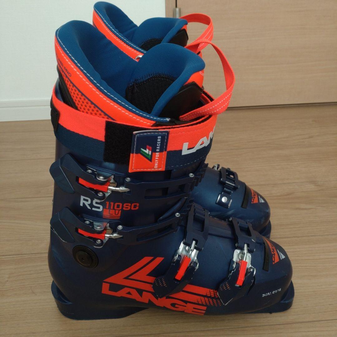 LANGE RS 110 スキーブーツ ネイビー/オレンジ