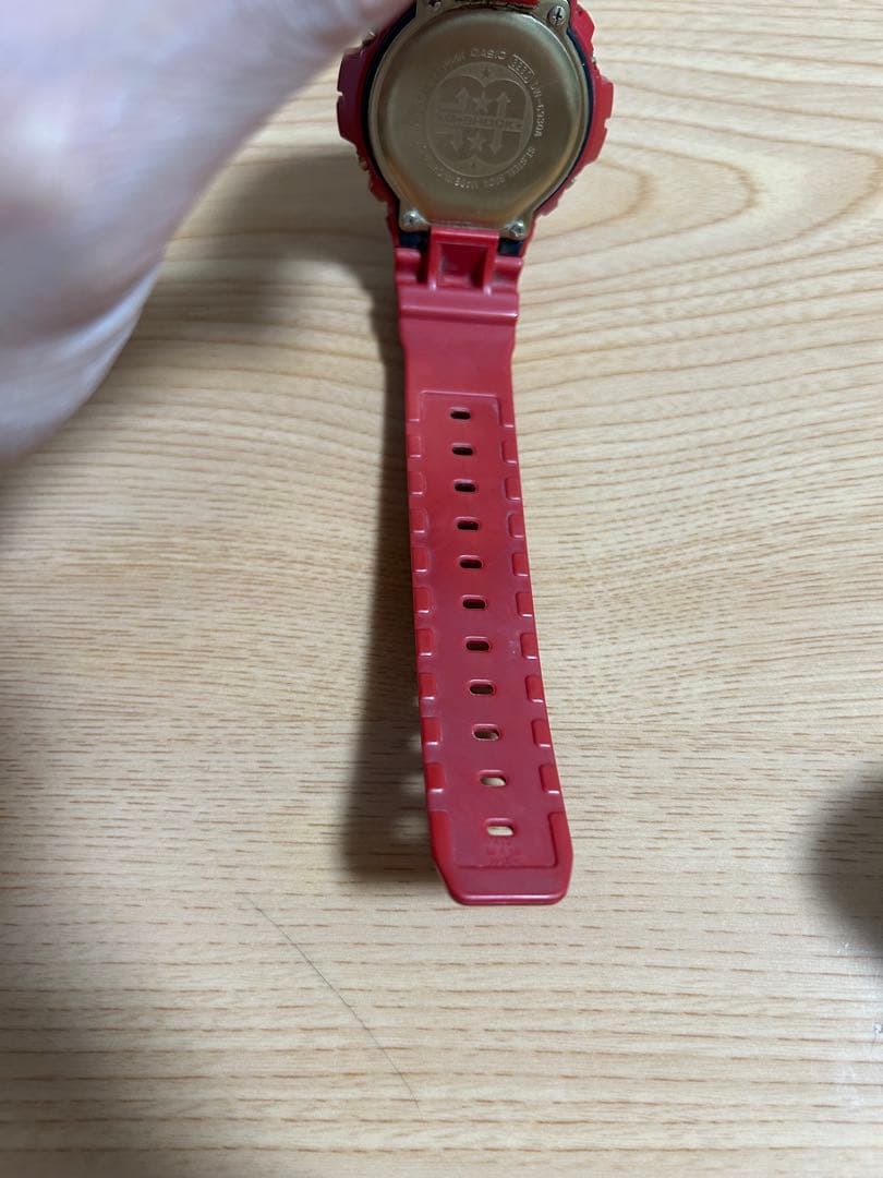 G-SHOCK デジタル腕時計 レッド　CASIO30周年