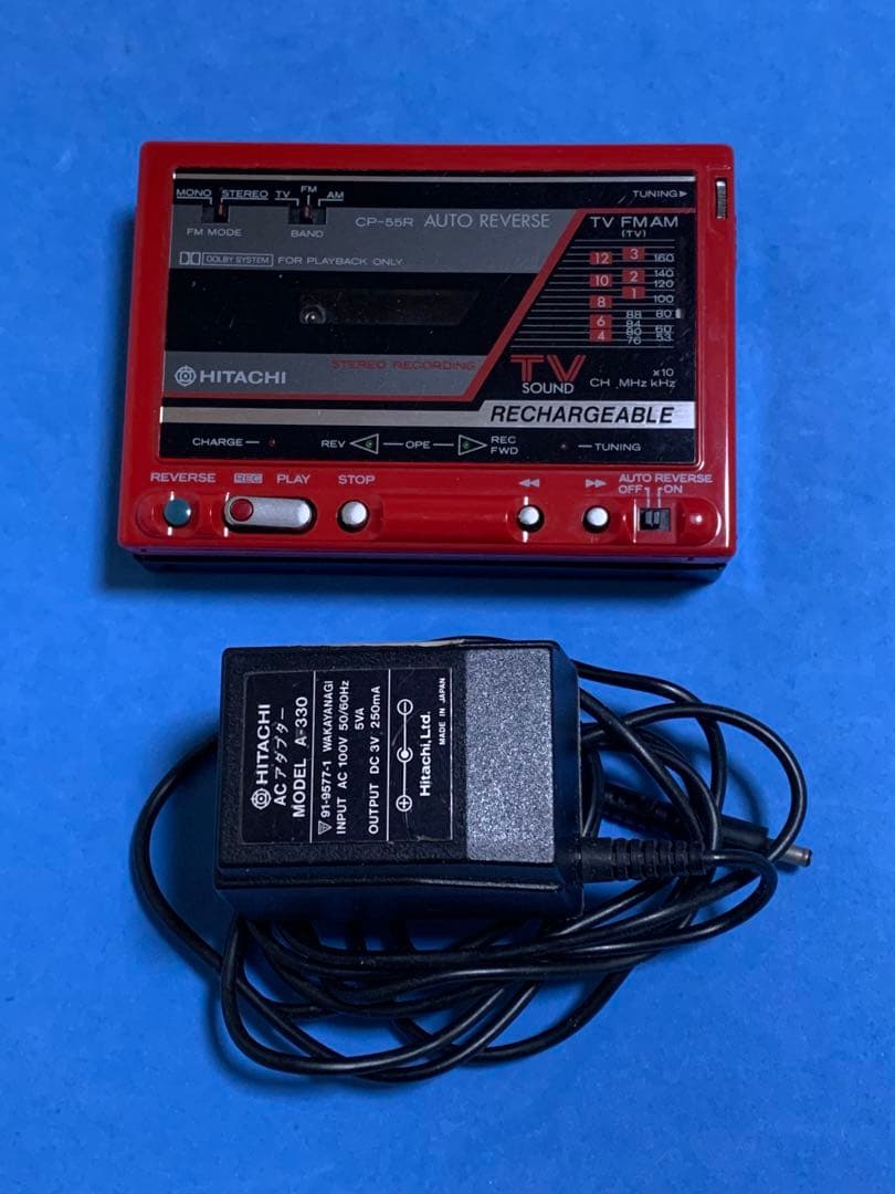 HITACHI カセットプレーヤー CP-55R 動作品