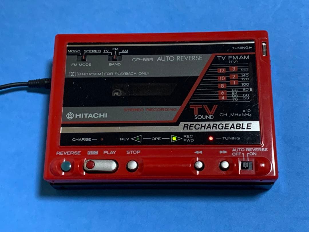 HITACHI カセットプレーヤー CP-55R 動作品