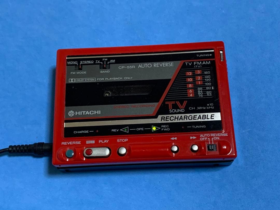 HITACHI カセットプレーヤー CP-55R 動作品