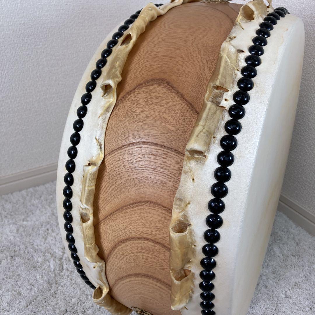 MT様 和太鼓 耳付き　平太鼓 39cm 和楽器 上鳴 日本製　くりぬき　本革