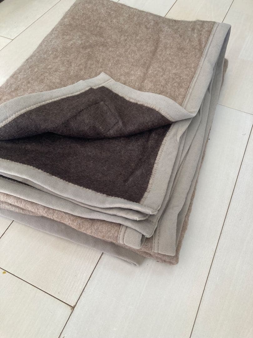 京都西川　カシミヤ100%毛布 シングル　日本製