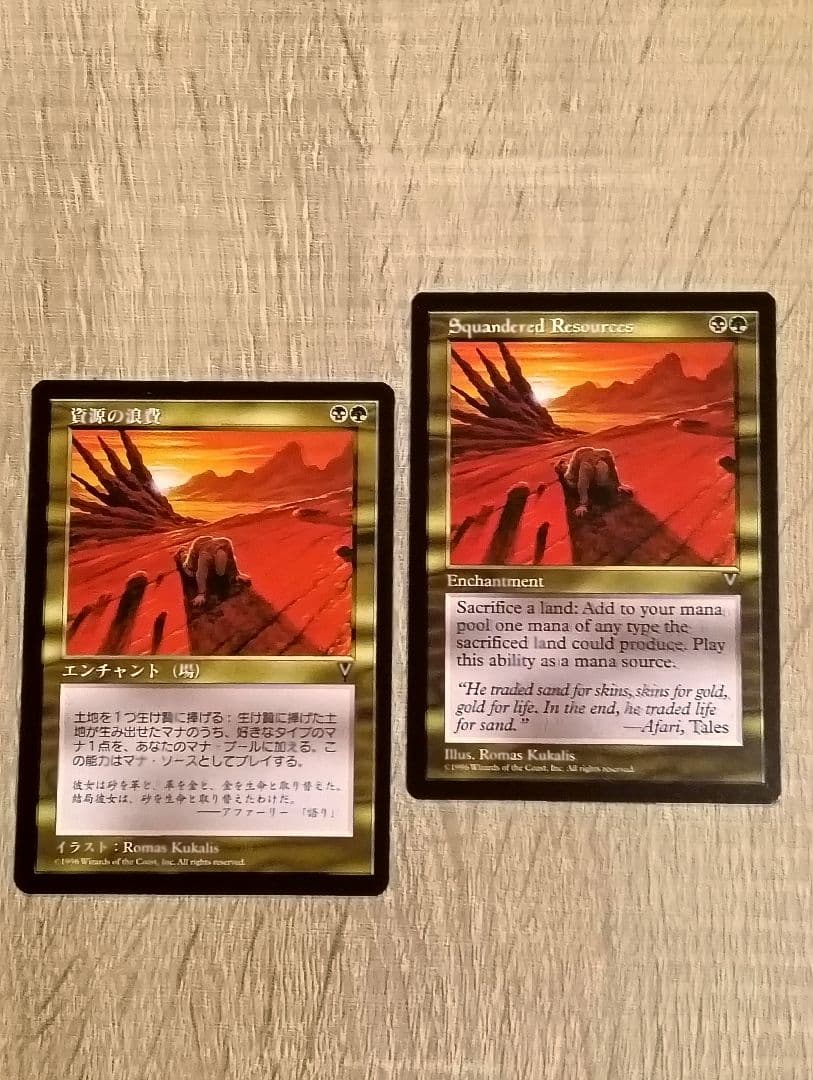 資源の浪費/Squandered Resources [VIS] 2枚セット