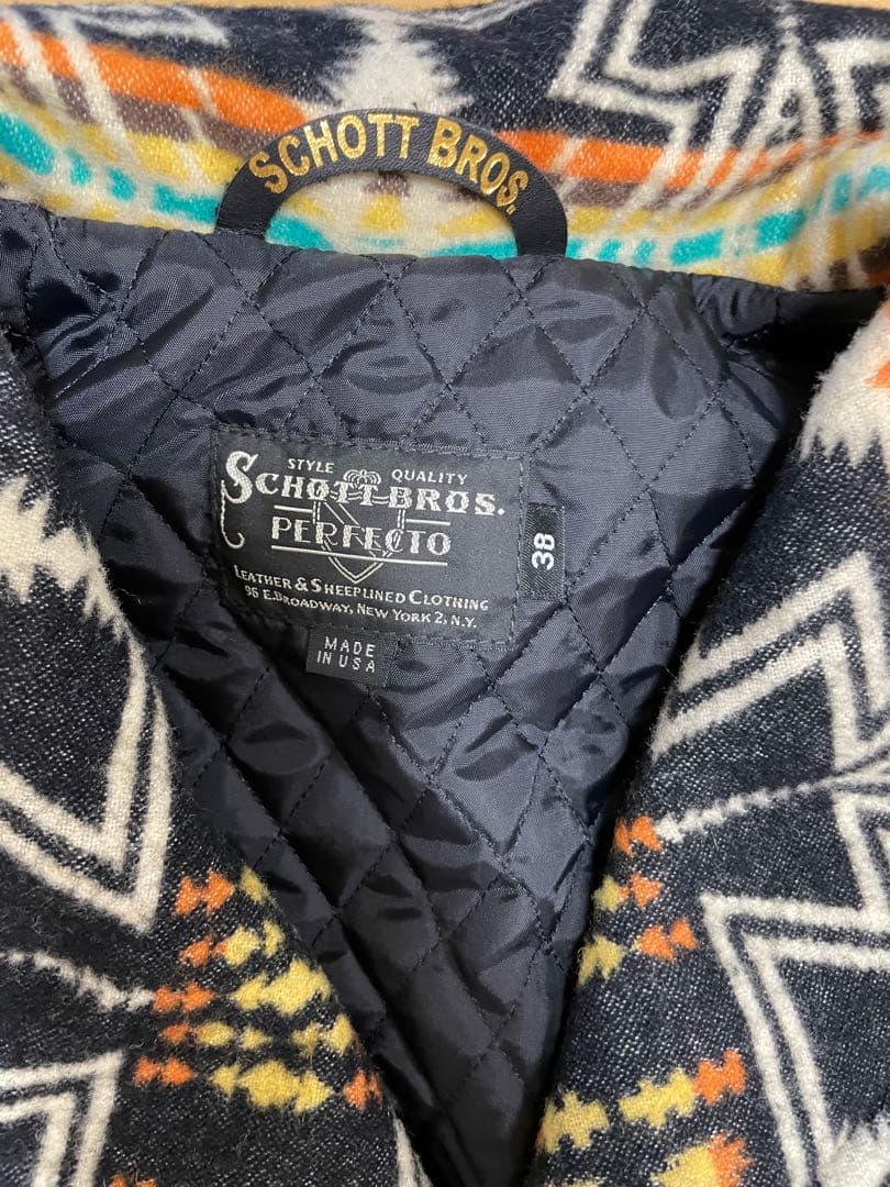 新品！！7.5万→値下げ可能⭐︎Schott ウールブランケットジャケット