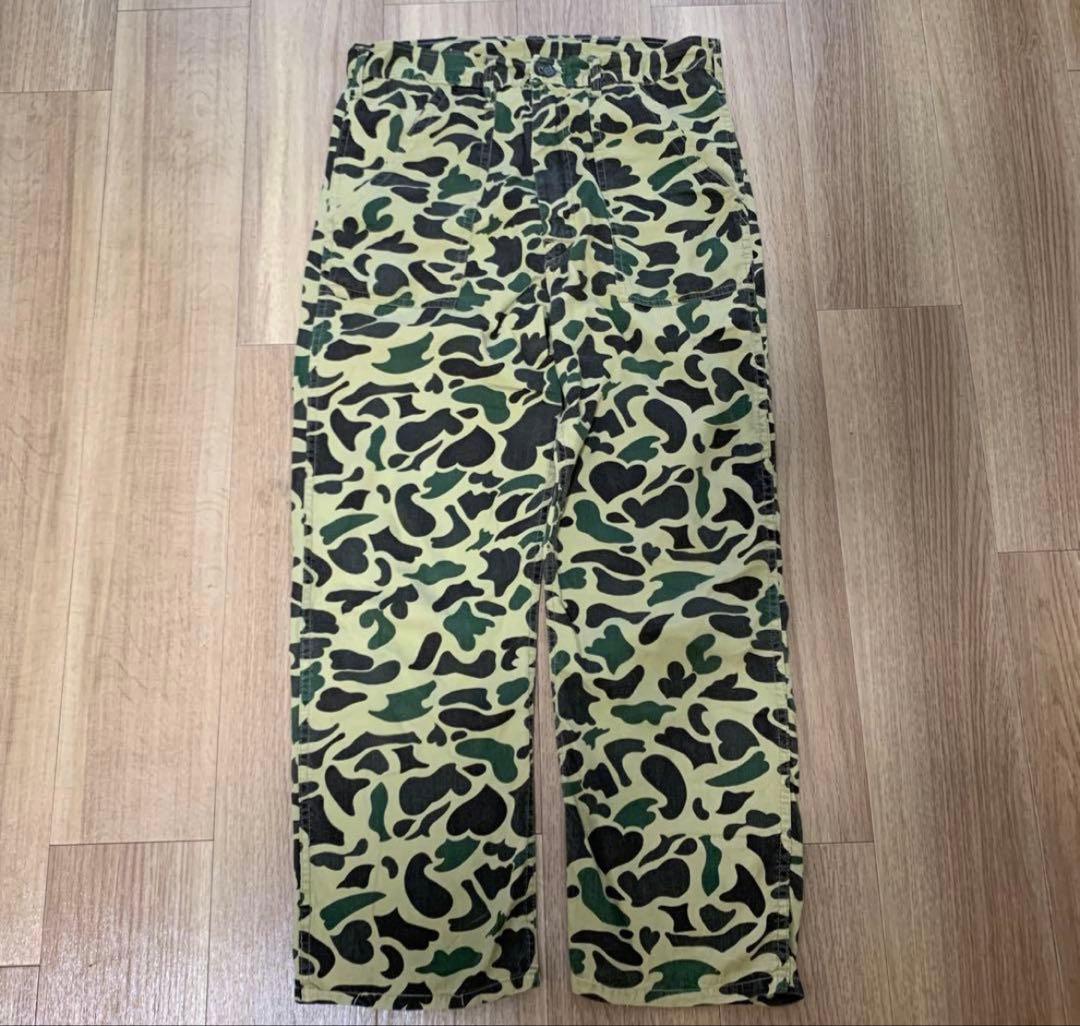 50s ダックハンターカモ ベイカーパンツ 迷彩 ヴィンテージ