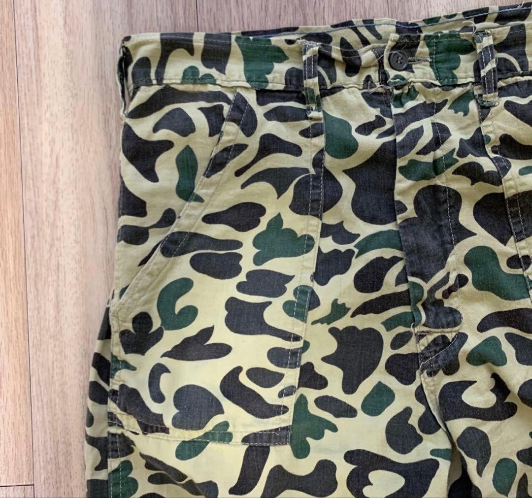 50s ダックハンターカモ ベイカーパンツ 迷彩 ヴィンテージ