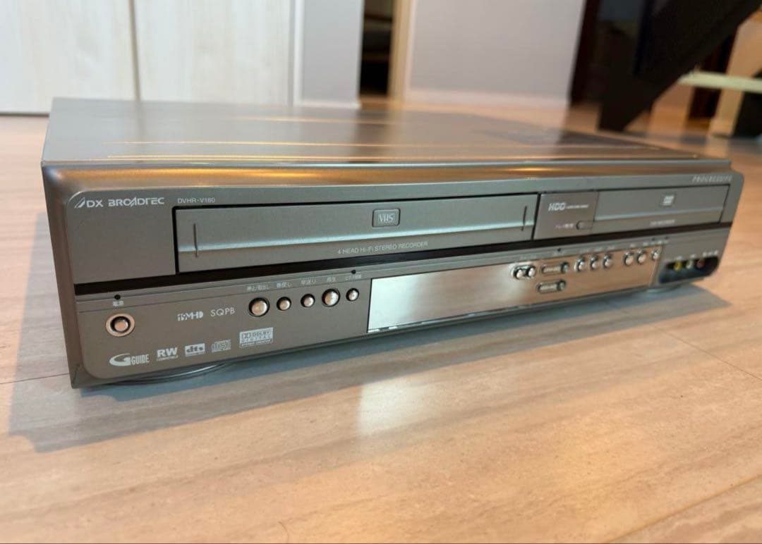 【ダビング動作確認済】HDD内蔵VHS DVDレコーダー DVHR-V160