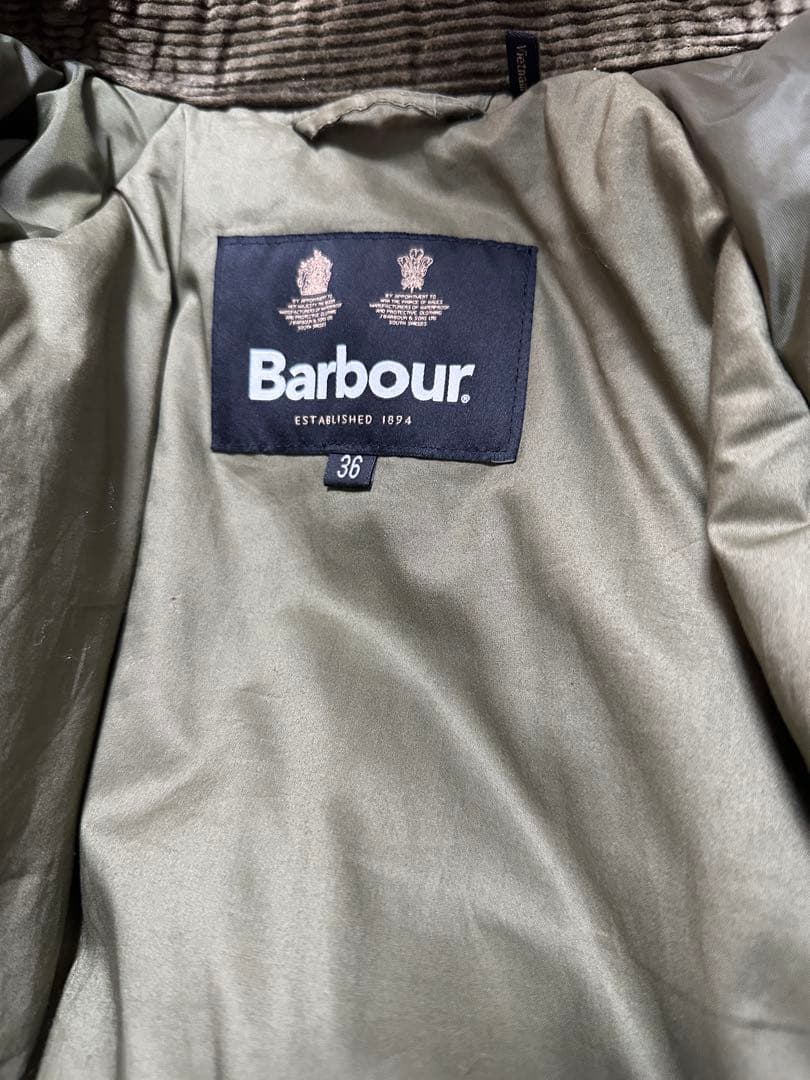 ⭐︎お値下げ！美品　Baubour バブアー　中綿コート　36