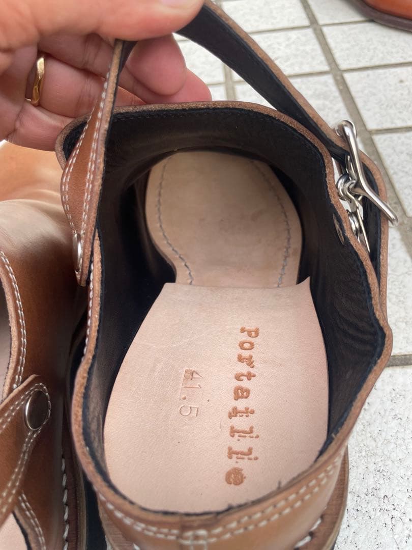 定価9万極美品⭐︎Portaille ポルタユ レザー2way サボ 41.5