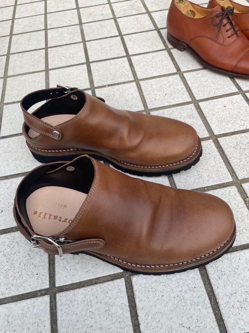 定価9万極美品⭐︎Portaille ポルタユ レザー2way サボ 41.5