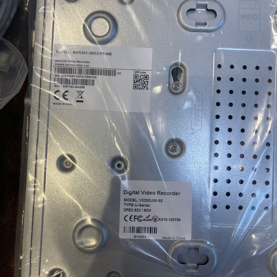 ⭐️未使用⭐️ JENNOV 防犯カメラ　8台セット