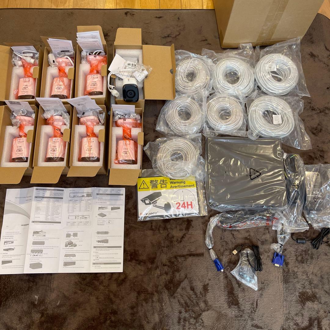 ⭐️未使用⭐️ JENNOV 防犯カメラ　8台セット