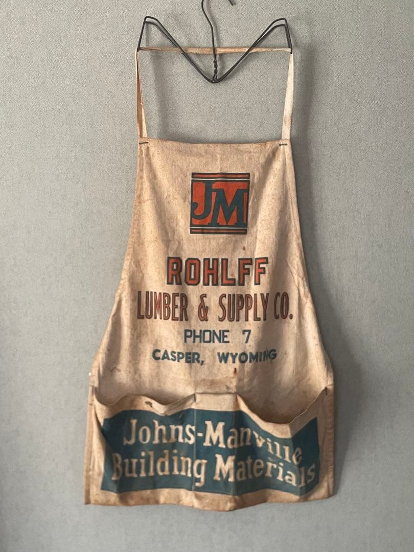 ◎値下げ中◎ヴィンテージ　ワークエプロン USA antique APRON