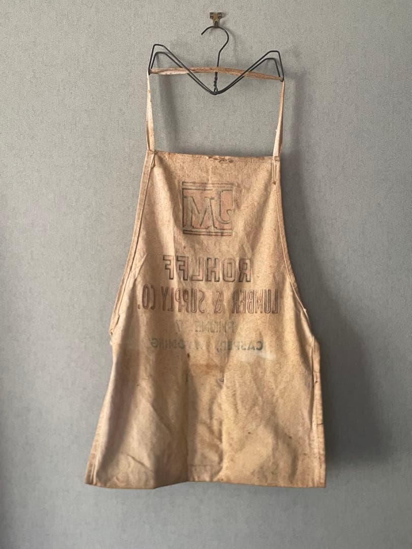 ◎値下げ中◎ヴィンテージ　ワークエプロン USA antique APRON
