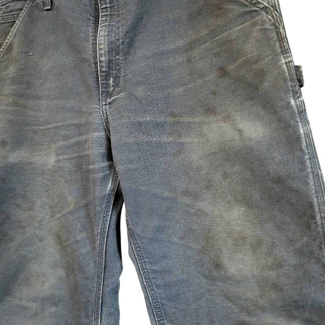 鬼ヒゲフェード感◎　カーハート　ペインターワークパンツ 36 ペトロールブルー