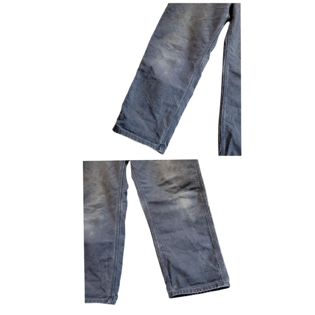 鬼ヒゲフェード感◎　カーハート　ペインターワークパンツ 36 ペトロールブルー