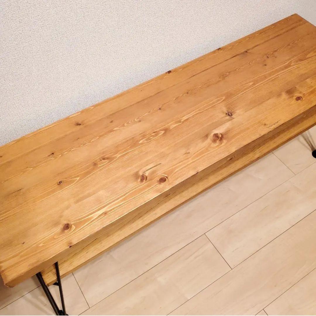 テレビ台 117cm ヴィンテージ調 パイン天然木 テレビボード ローボード