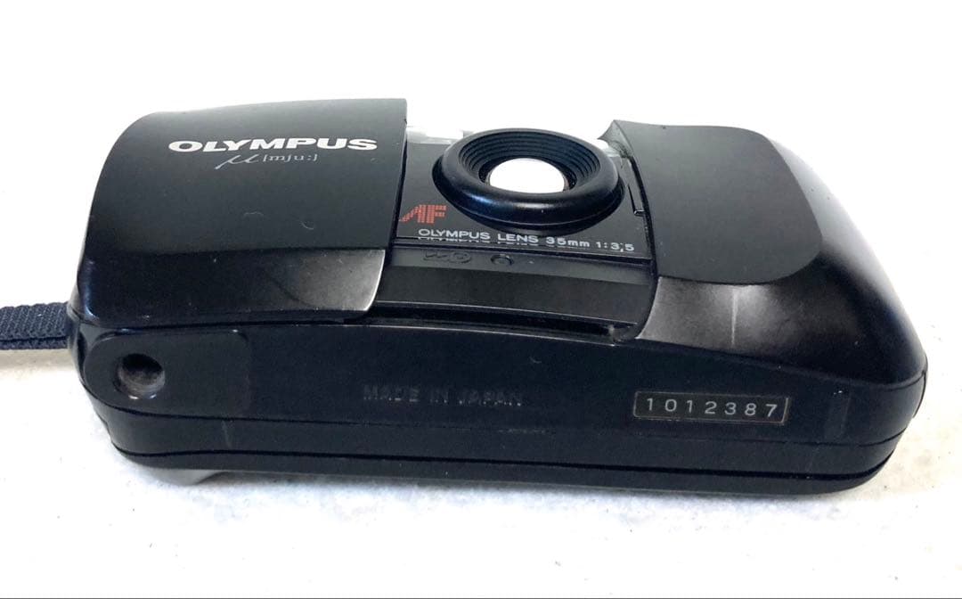 【完動品】OLYMPUS μ[mju:] 初代 ブラック 動作確認済