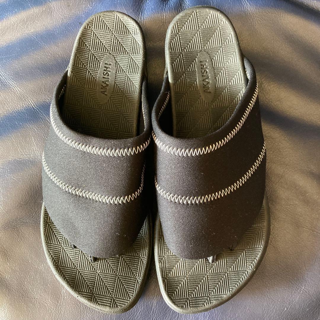 5本指サンダル ブラックとグレーアカイシ 2足セット