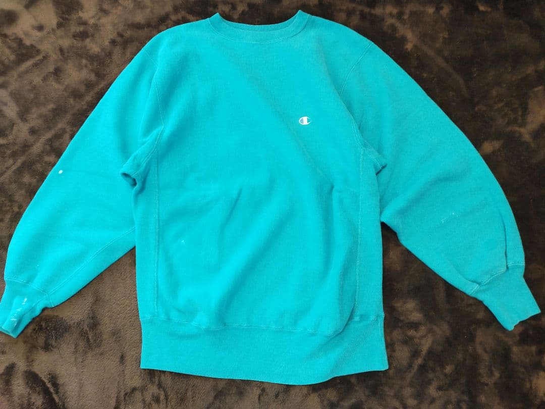 90sChampion Reverse Weave スウェット XL ターコイズ