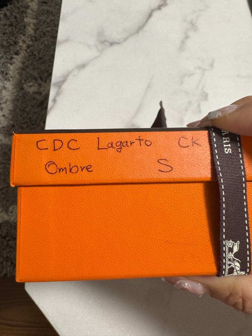 HERMES コリエドシアンブレスレット オンブレリザード