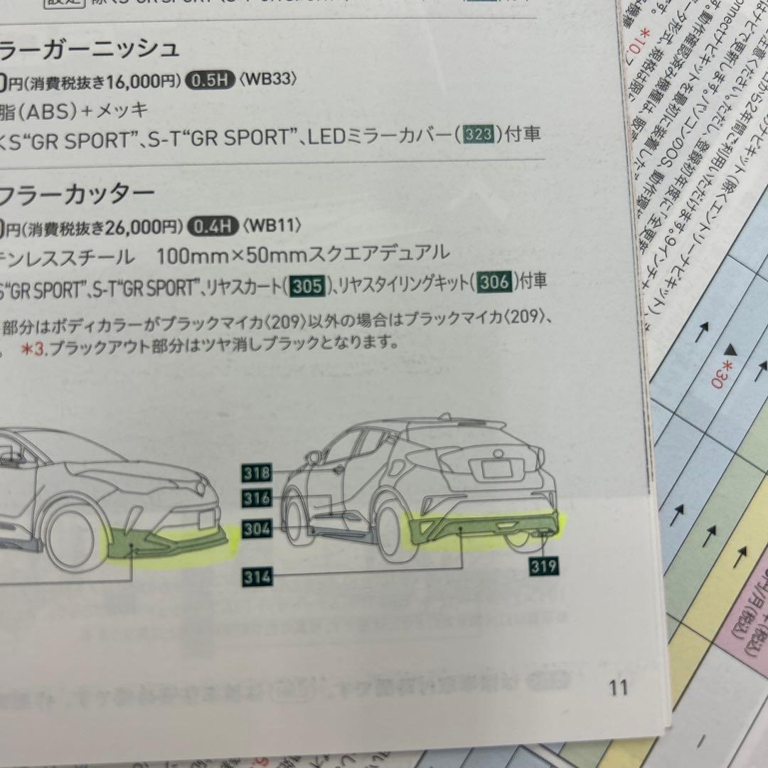 CH-R専用　モデリスタエアロ　リヤスポイラー