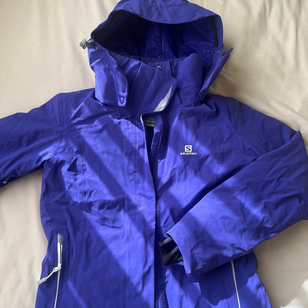 Salomon 紫色 スキーウェア Mサイズ 美品