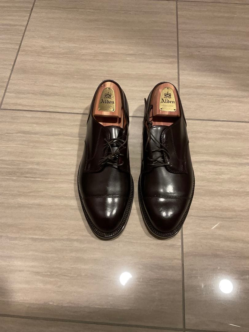 ロ*ー様 ★買いです★Alden ストレートチップ　コードバン 8E