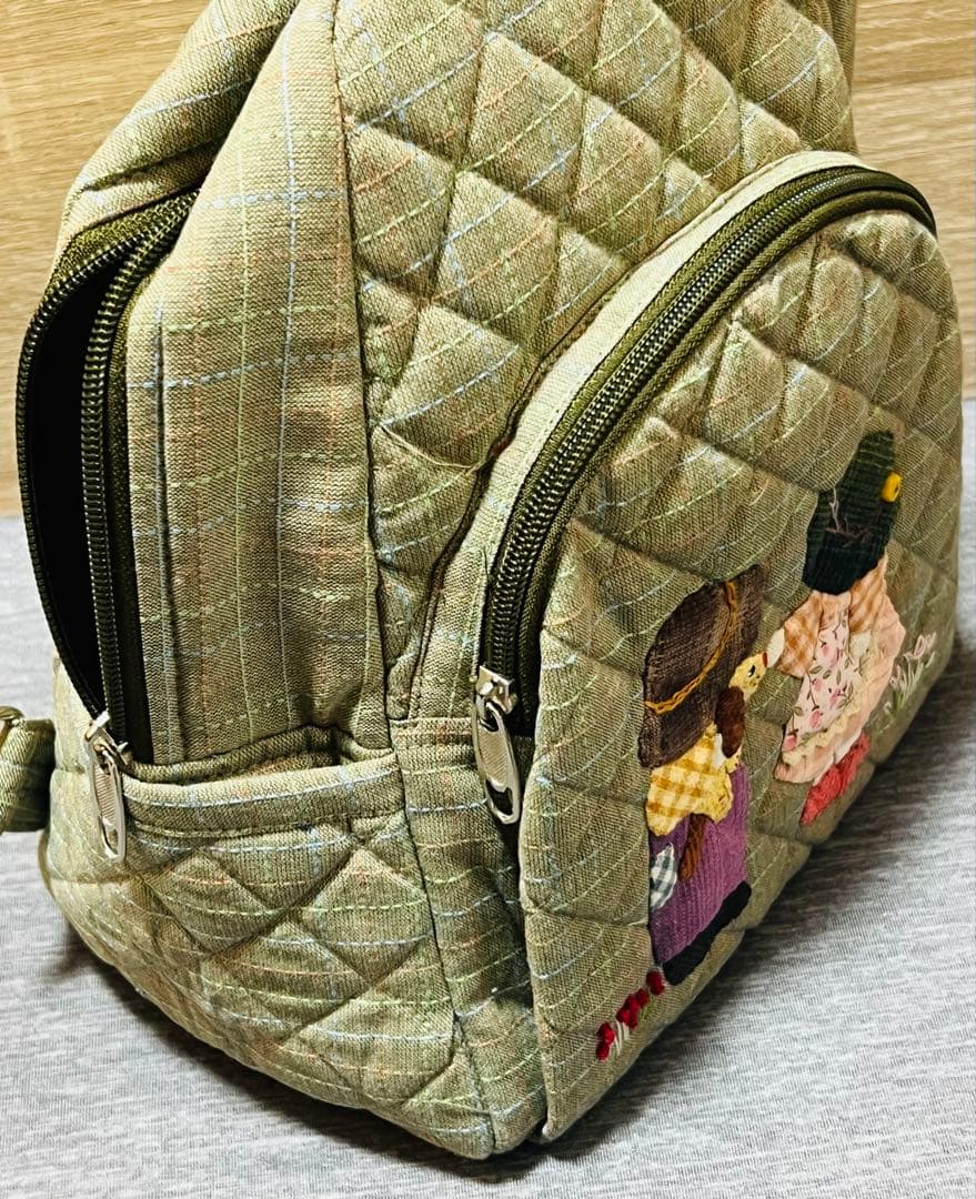 ★新作★スーちゃん＆ビリーくん　リュック　ボディバッグ　ハンドメイド　グリーン系