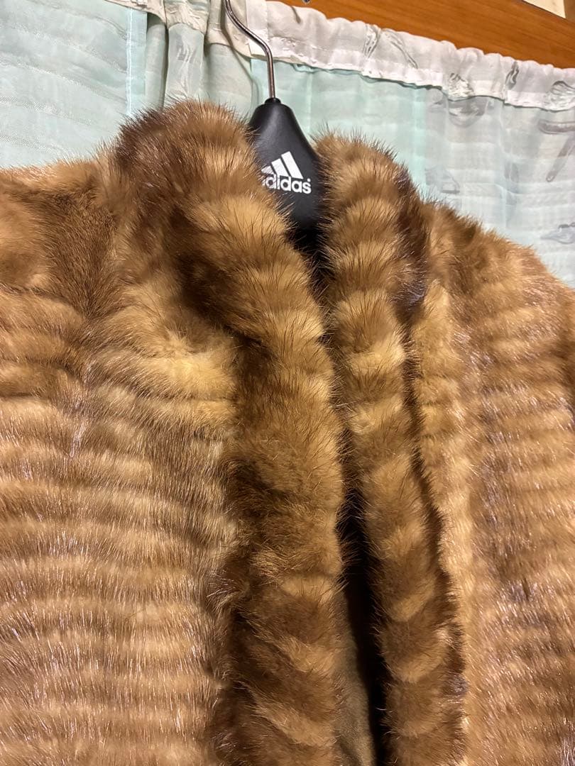 ミンク　ハーフコート　リアルファー