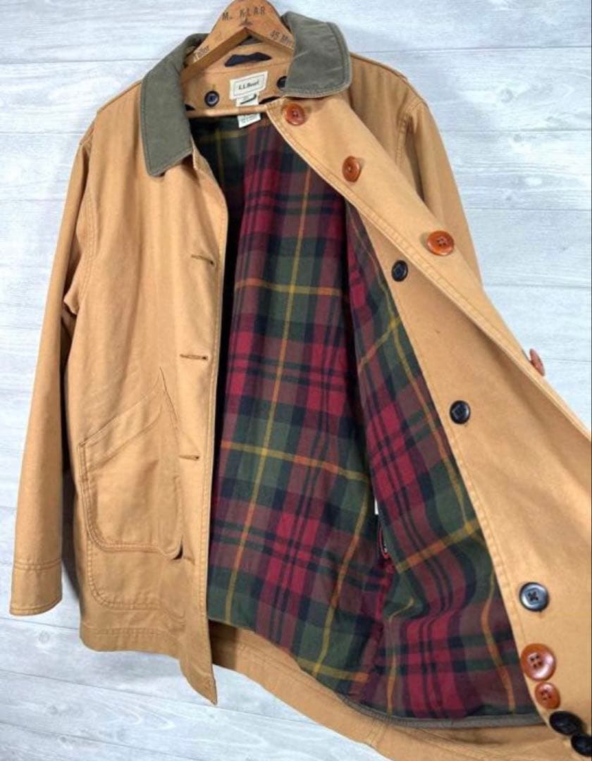 エルエルビーン L.L.BEAN ハンティングジャケット ベージュ 茶 90s