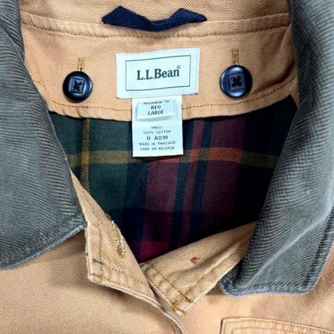 エルエルビーン L.L.BEAN ハンティングジャケット ベージュ 茶 90s