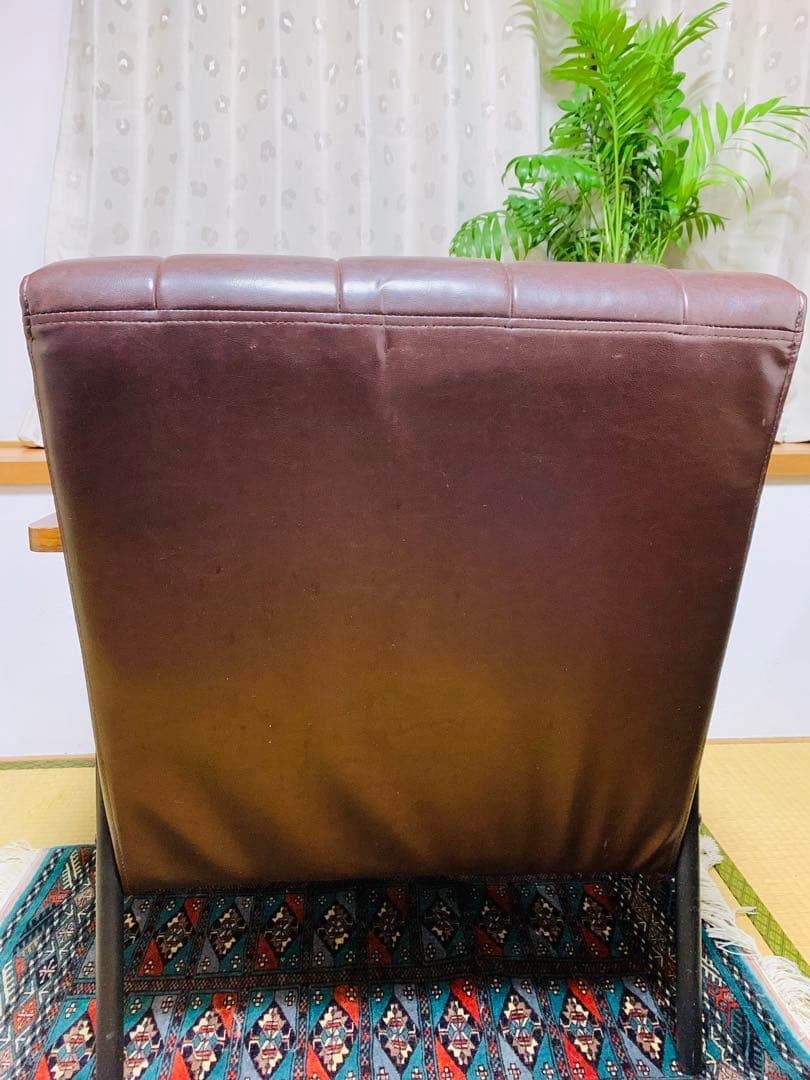 【1/15で終了】ニトリ1人掛けソファ (Nシールド ステイン2KD DBR)